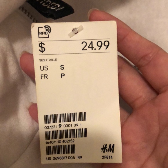 Cropped white long sleeve - Picture 5 of 5